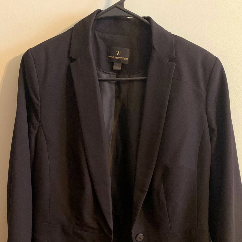 Worthington size 12 Black Blazer